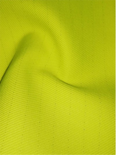 XX-FSSY/YULG  CVC FR anti-static twill fabric  10S*10S/74*44  340GSM 45度照